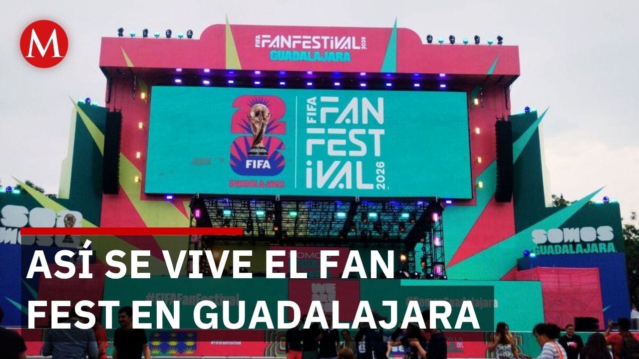 Guadalajara recibe masiva afluencia en Fan Fest