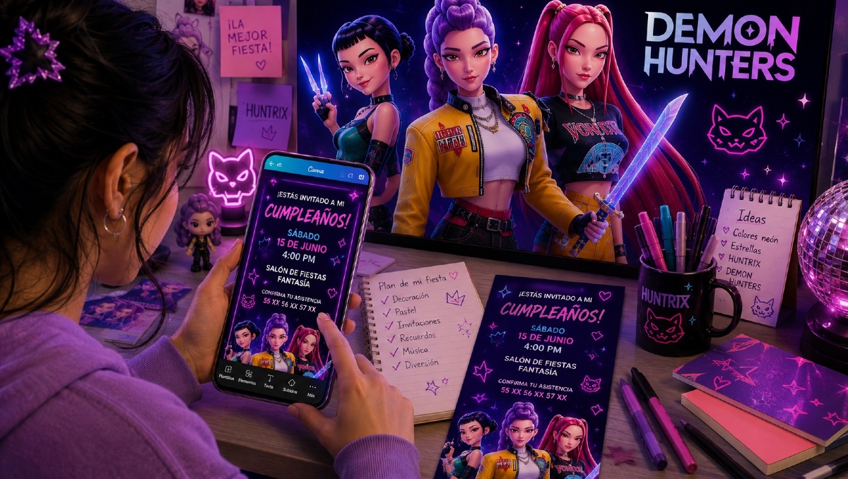 Invitaciones de Las Guerreras K-Pop gratis: hazlas desde tu celular | IA DISCOVER