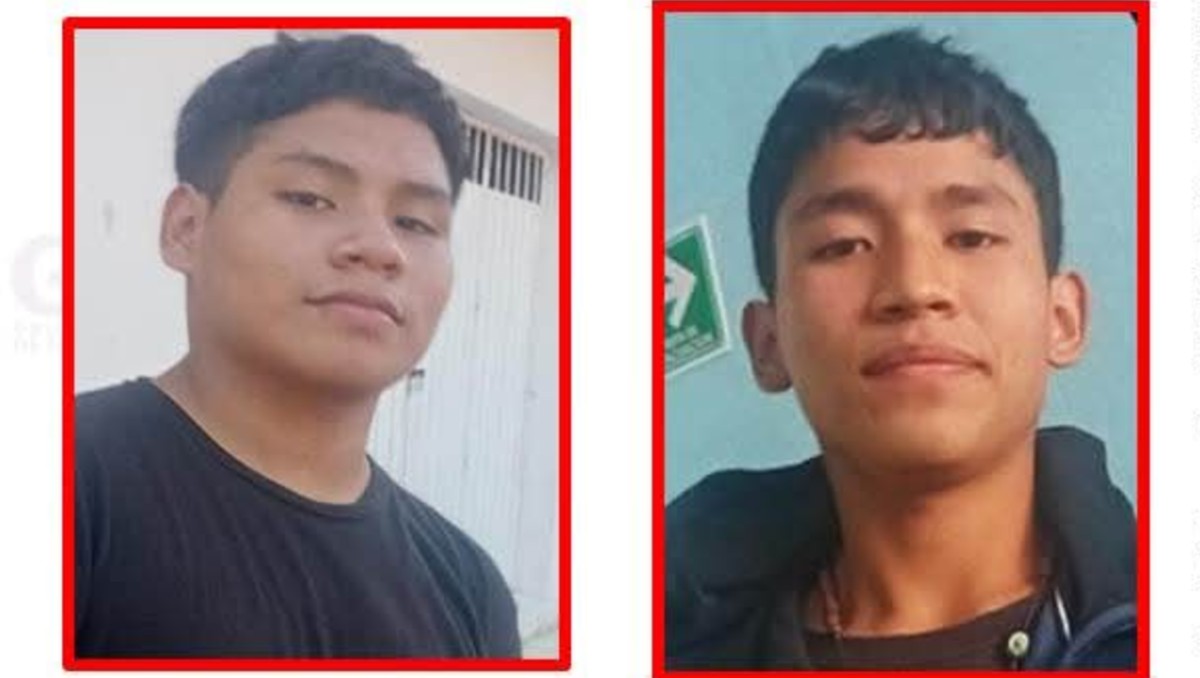 Los menores fueron identificados como Felipe Magdiel y Juan Pablo Guzmán De la Paz, de 17 y 15 años. Foto: Especial