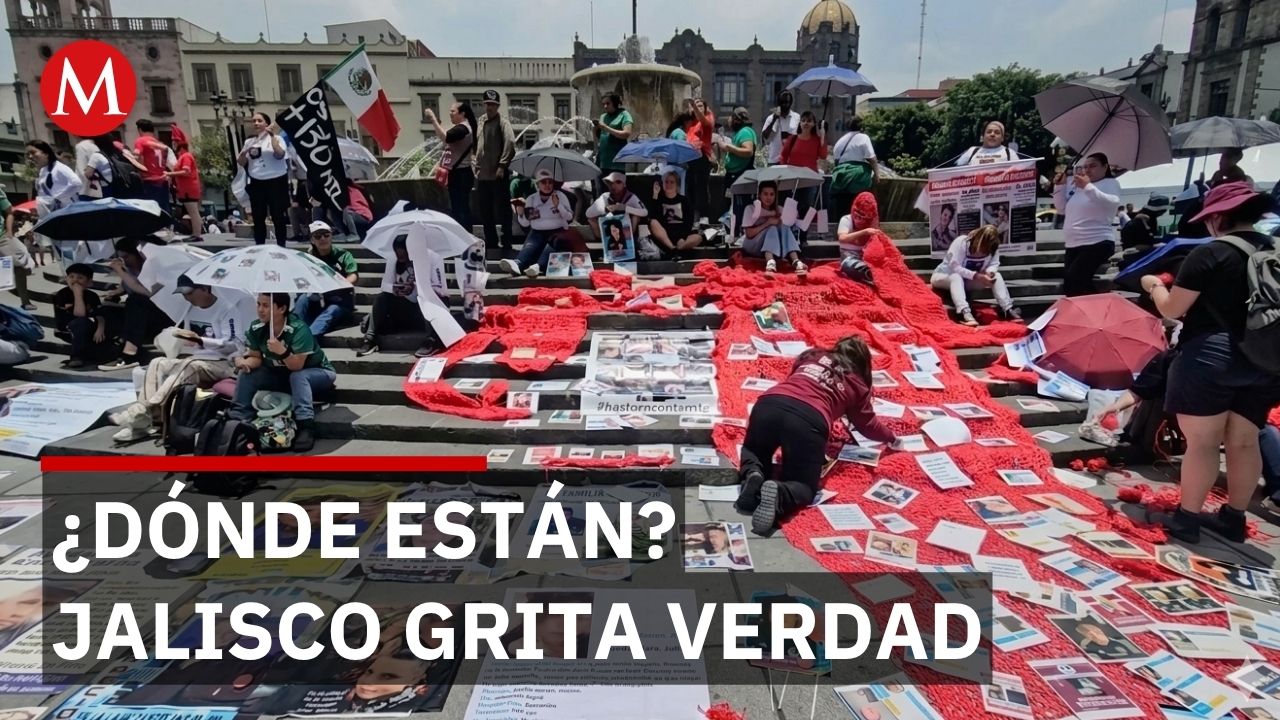 Mientras México celebra Copa del Mundo, Jalisco expone a 16 mil desaparecidos en plaza
