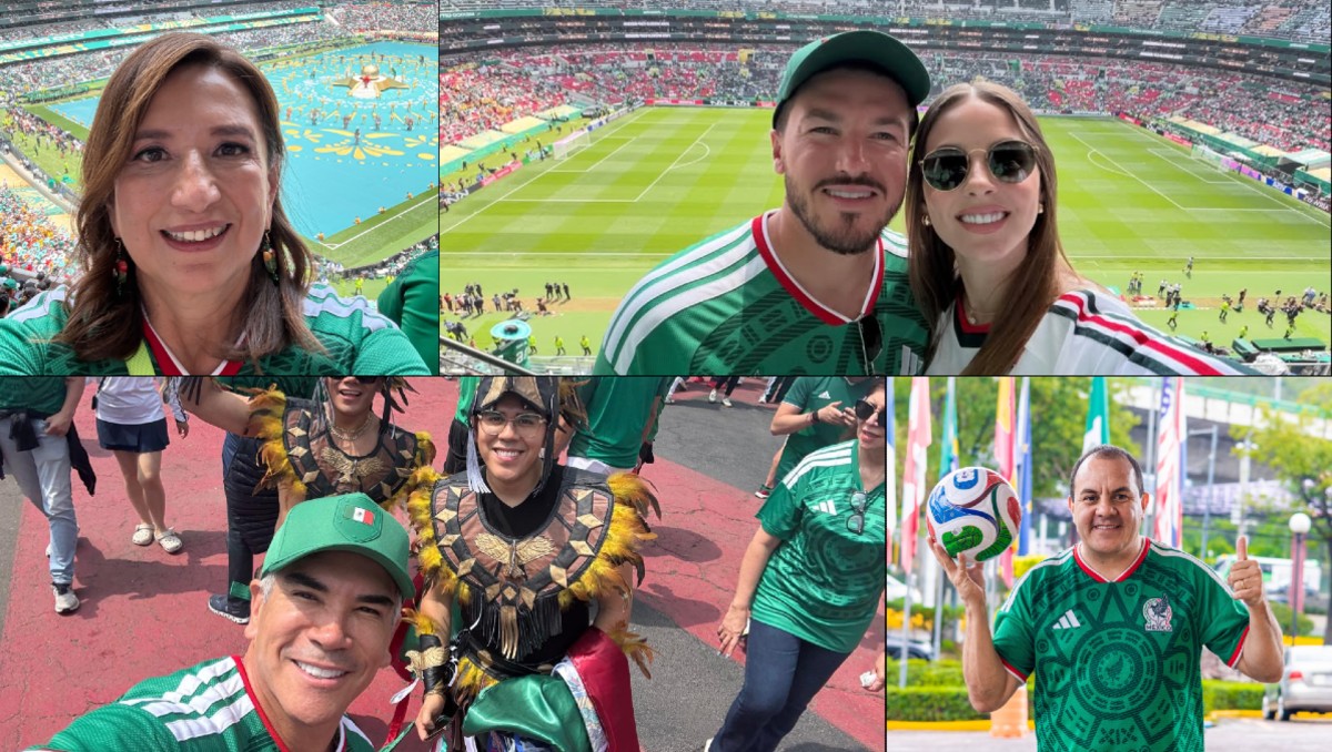 Múltiples políticos compartieron fotografías disfrutando del inicio del Mundial 2026. | Fotos: X