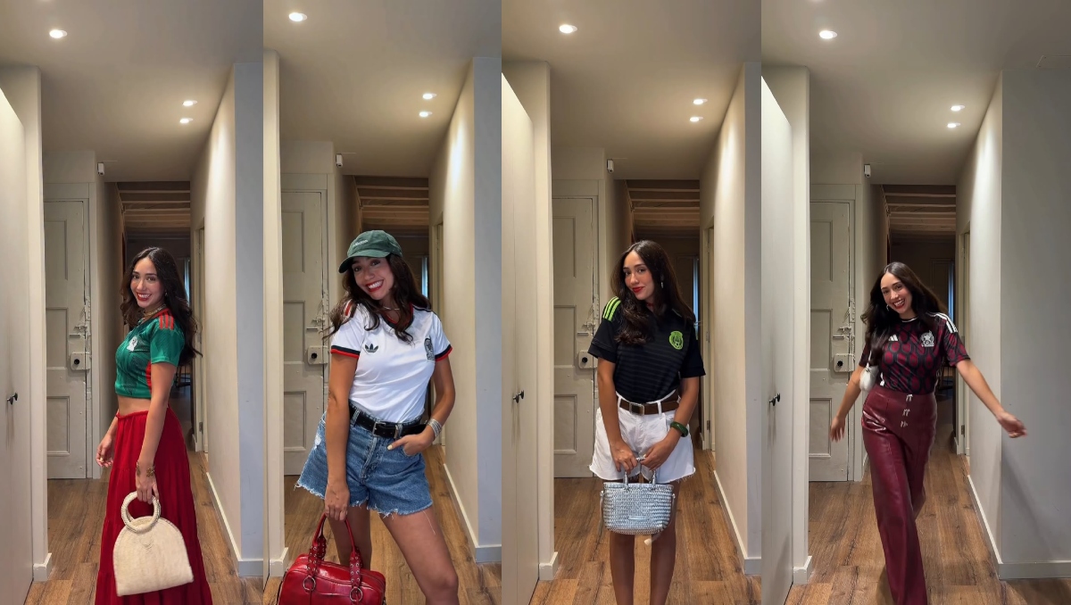 outfits para stylear tu jersey de futbol /Instagram: Alexandra Toledo
