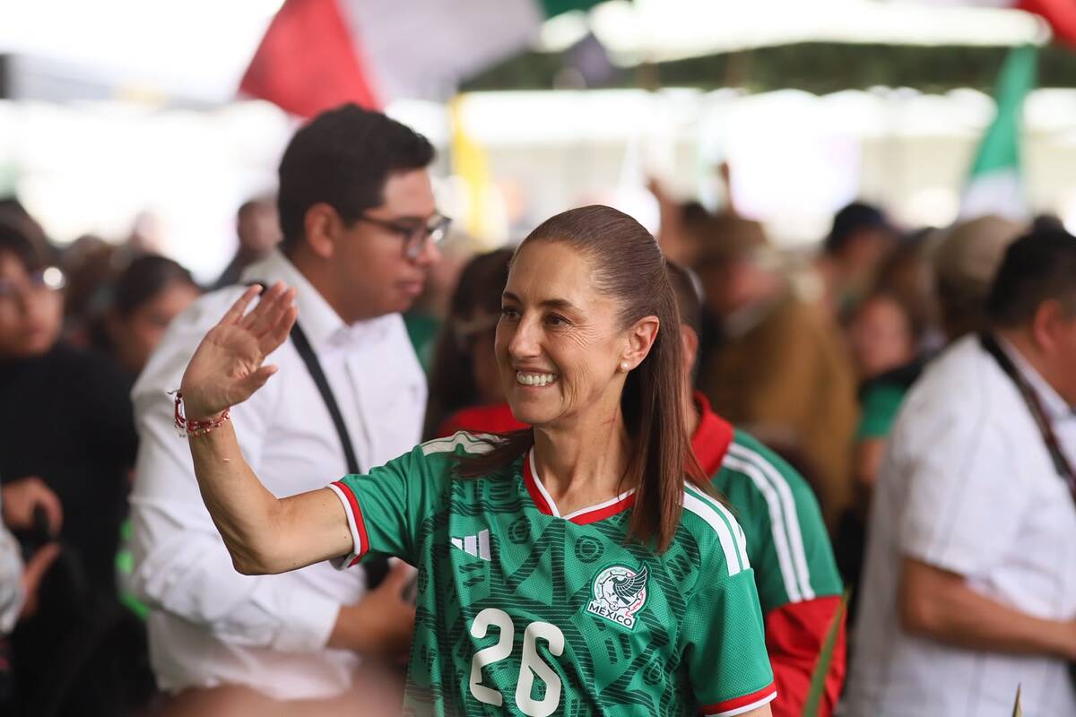 La Presidenta destacó la actuación de México en su debut del Mundial 2026. |  Foto: Octavio Hoyos