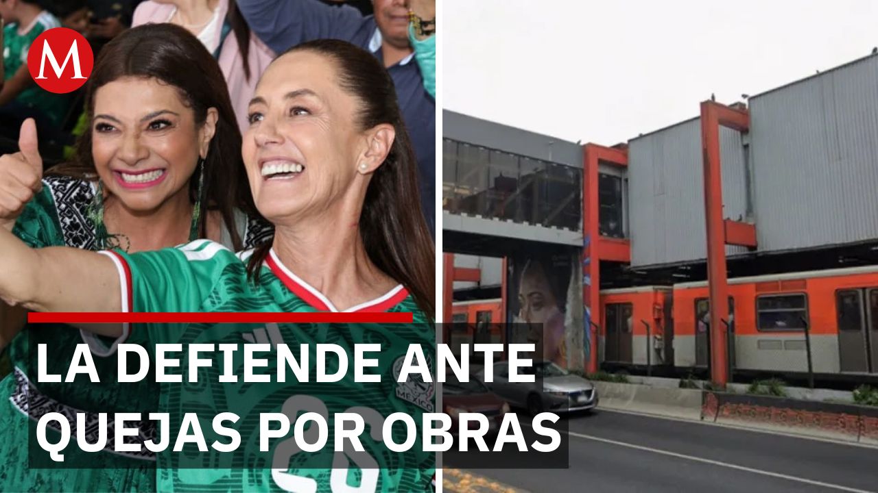 Sheinbaum respalda a Clara Brugada ante quejas de ciudadanos por obras en la capital