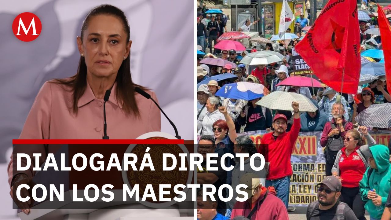 Sheinbaum rompe con cúpulas sindicales y buscará diálogo directo con maestros