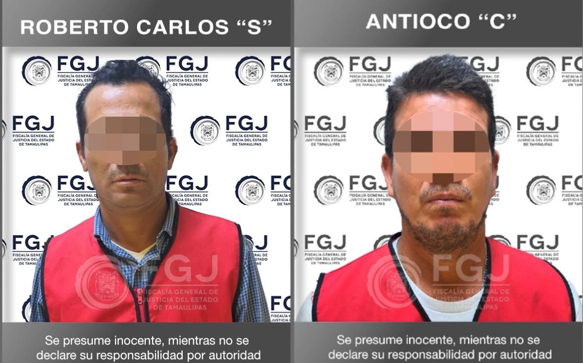 Vinculan a Roberto Carlos “S” y Antioco “C por robo en Altamira. | Fb; FGJ Tamaulipas