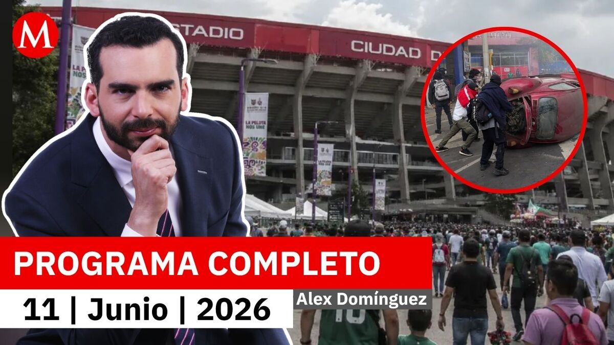 CNTE, buscadoras y alumnos se manifiestan en Estadio CdMx | Alejandro Domínguez, 11 de junio de 2026