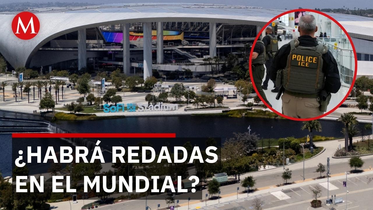 Despliegan operativo de ICE en el SoFi Stadium previo a encuentro mundialista