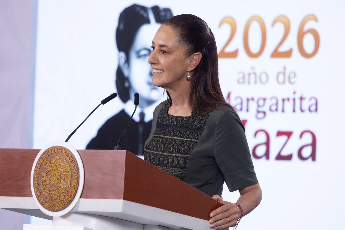 La presidenta Claudia Sheinbaum en la conferencia matutina de Palacio Nacional | Especial