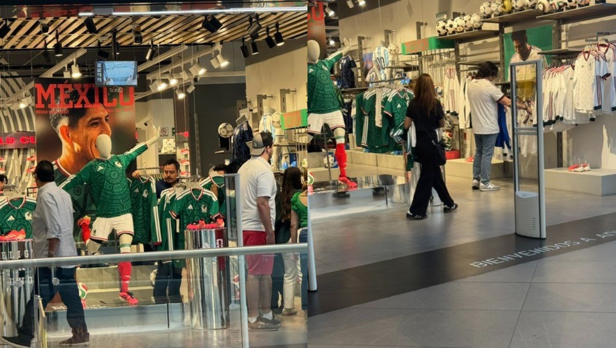 Regios acudieron a diferentes tiendas deportivas y departamentales de esta metrópoli para buscar la playera de la Selección. Esther Herrera