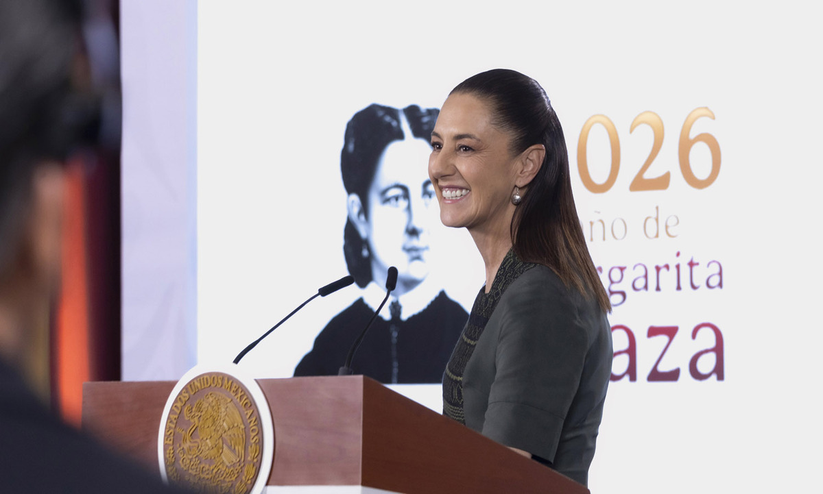 Sheinbaum festejó el triunfo de la Selección Mexicana ante Sudáfrica. | Foto: Presidencia