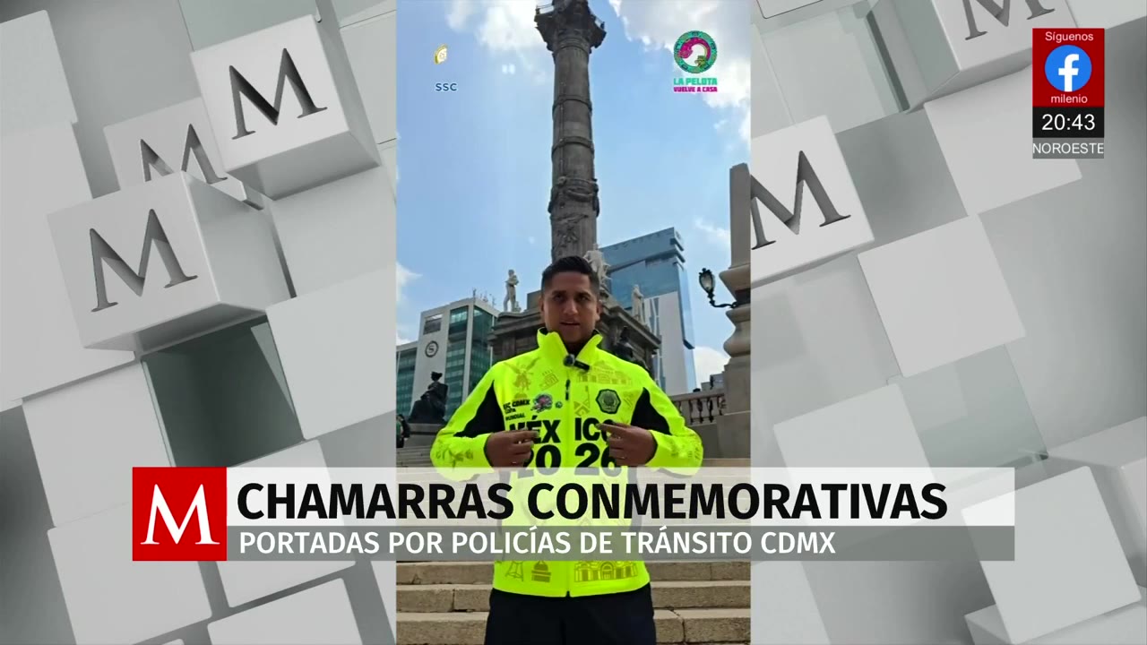 CdMx despliega chamarras con símbolos mexicanos para operativos masivos del Mundial 2026