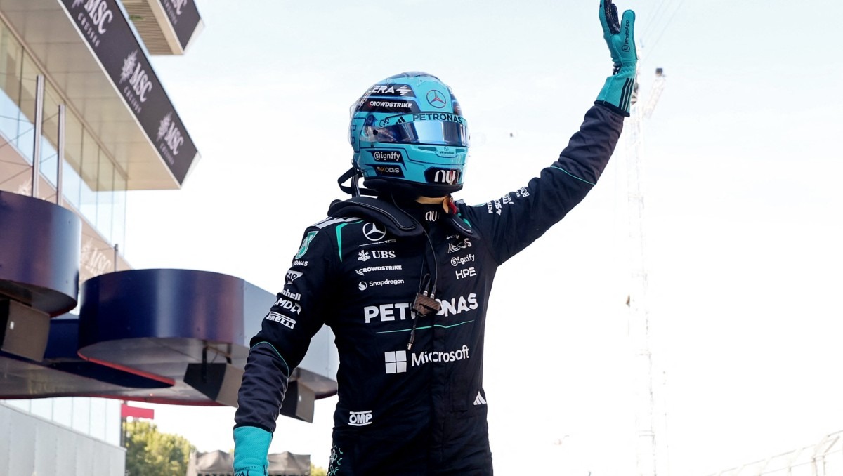 George Russell consigue su tercera pole del 2026 con Mercedes (Reuters)