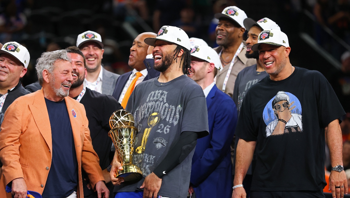 Jalen Brunson, nombrado MVP de las Finales de NBA 2026 (AFP)
