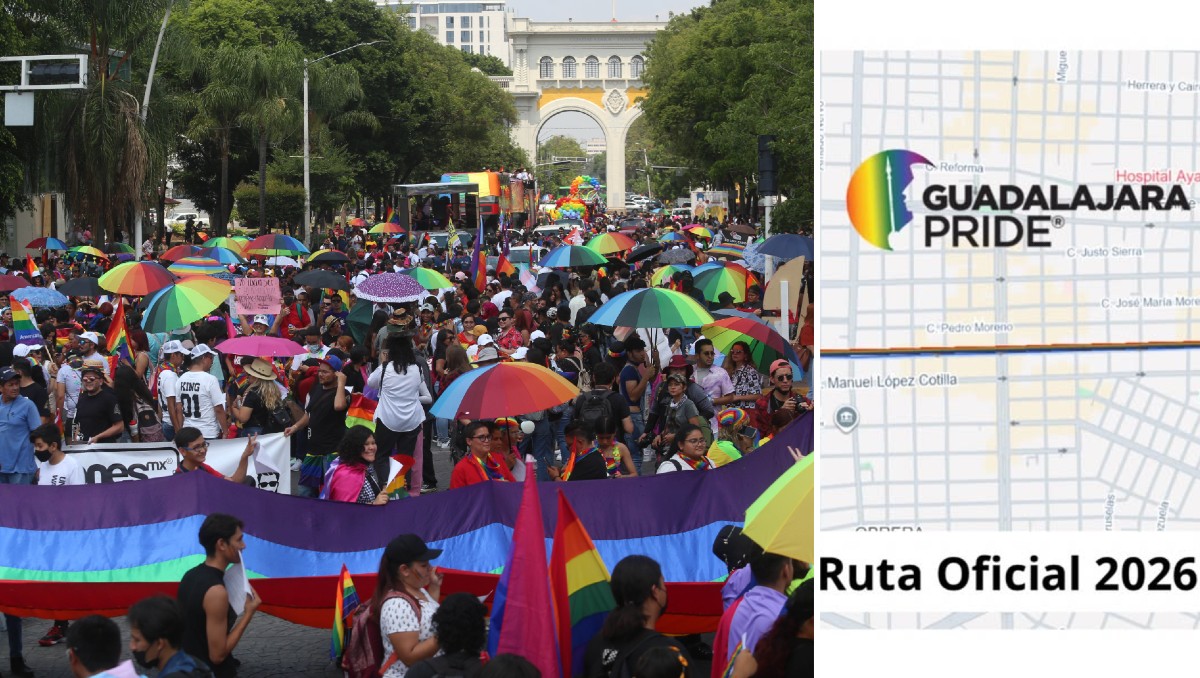 Todo listo para la Marcha Pride Guadalajara: ruta, calles cerradas, recomendaciones y toda la cobertura