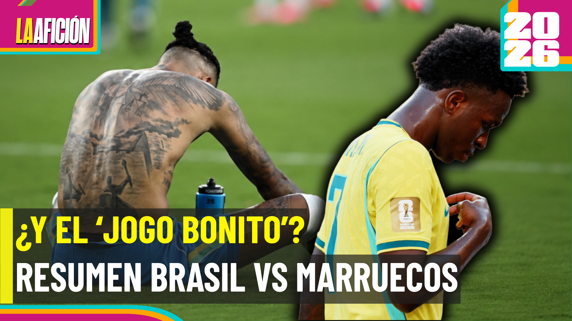 Crónica Brasil vs Marruecos: Marruecos sorprendió al mundo y Brasil terminó pidiendo la hora
