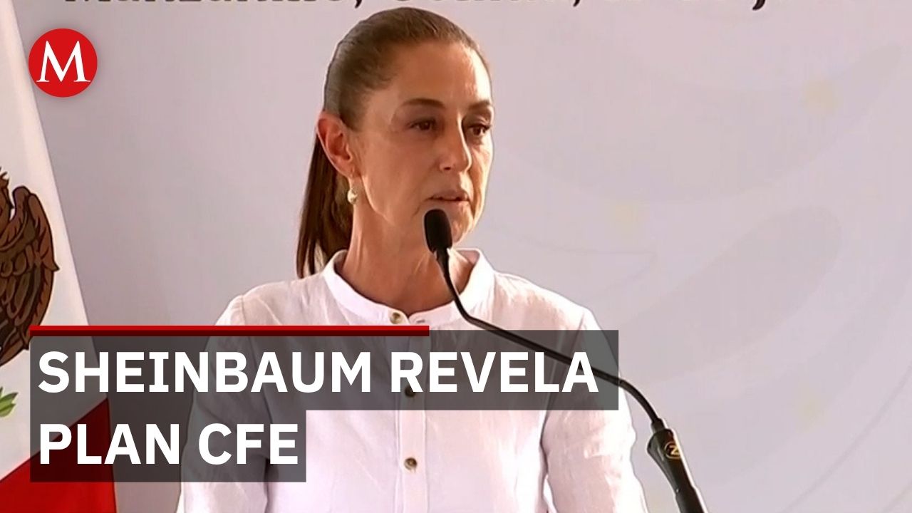 Sheinbaum revela que CFE controlará 65% de la generación eléctrica al final del sexenio