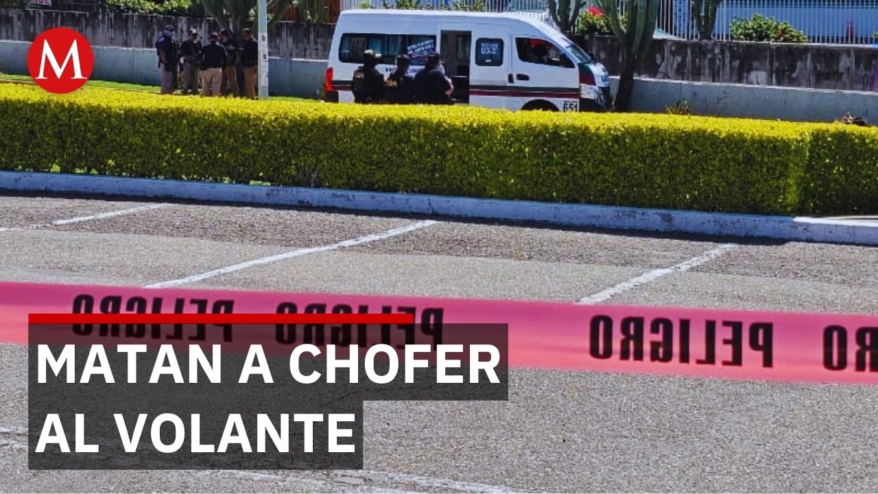 Sicarios en moto asesinan a chofer de transporte público en Chilpancingo