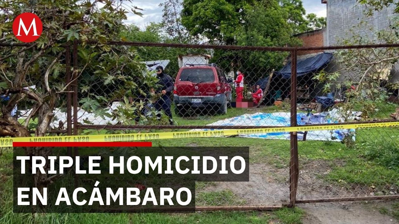 Asesinan a balazos a tres hombres dentro de una casa en Acámbaro, Guanajuato