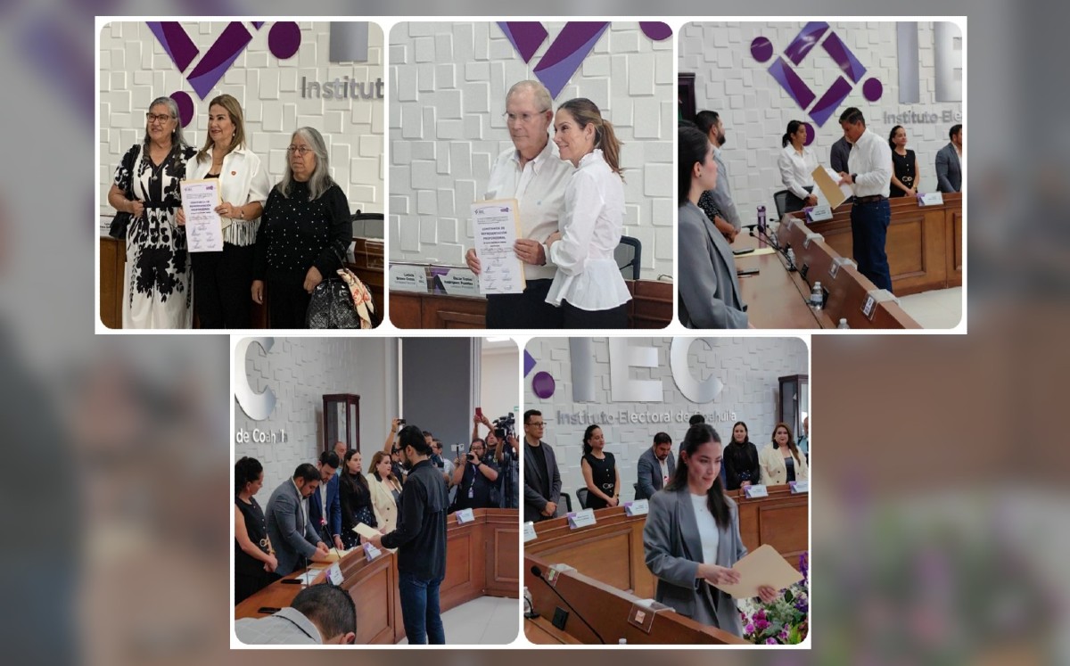 Entregan constancias de diputados plurinominales en Coahuila | Esmeralda Sánchez