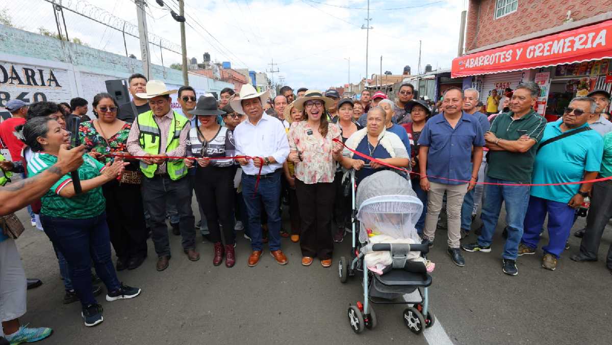 El gobierno de Ecatepec rehabilitó los 1.5 kilómetros de la avenida Moctezuma. | Foto: Especial