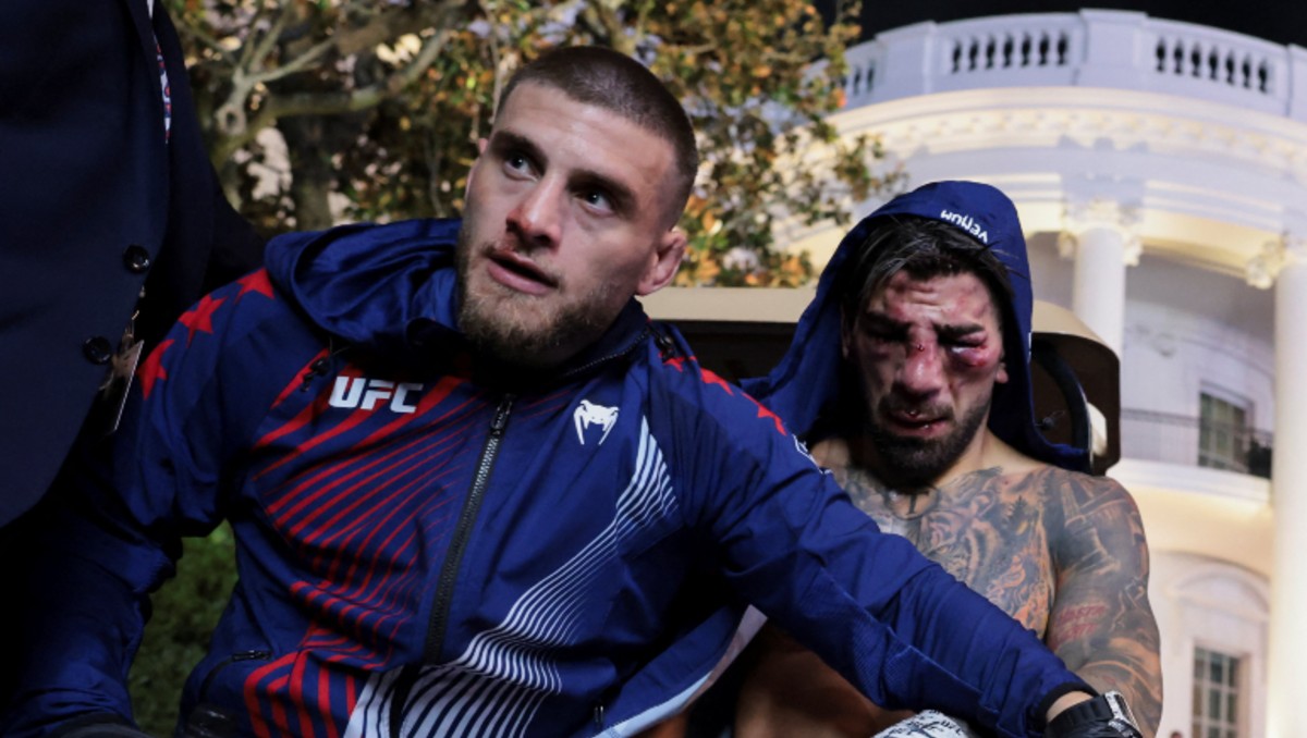 Ilia Topuria pierde invicto tras caer ante Justin Gaethje en pelea por cumpleaños de Trump (Reuters)