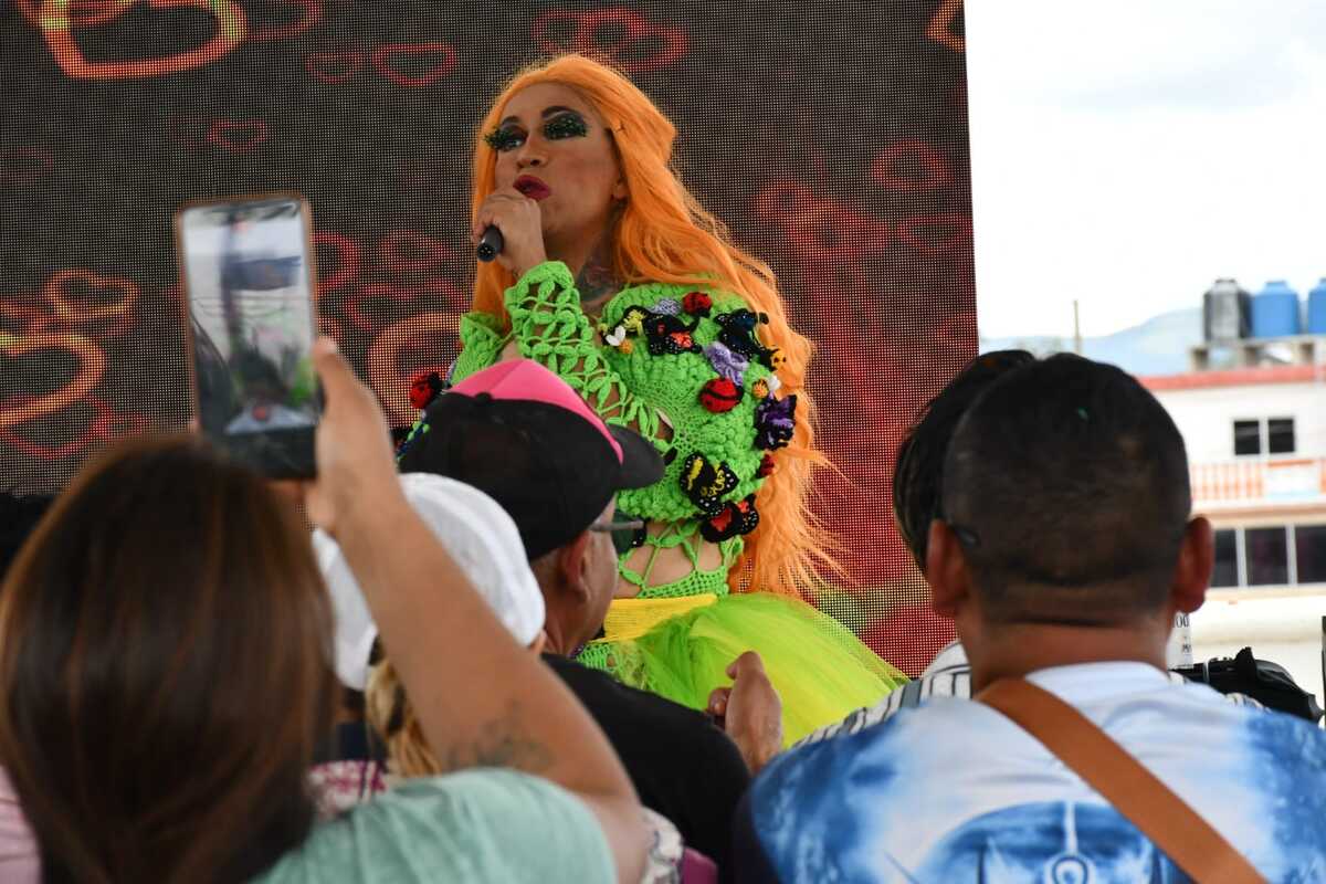Marcha LGBT+ en Atotonilco de Tula. (Francisco Villeda)