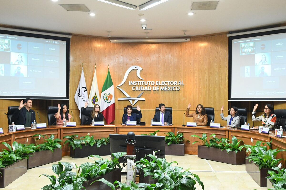Sesión del Instituto Electoral de la Ciudad de México (IECM). | Especial