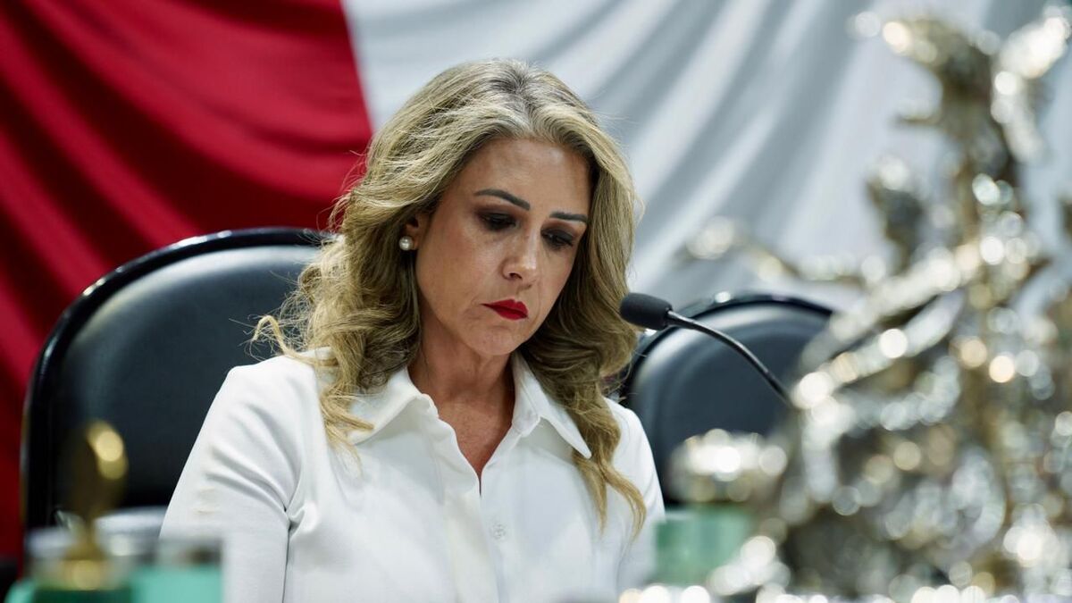 La vicepresidenta de la Mesa Directiva en el Palacio de San Lázaro, Paulina Rubio. | Foto: Especial