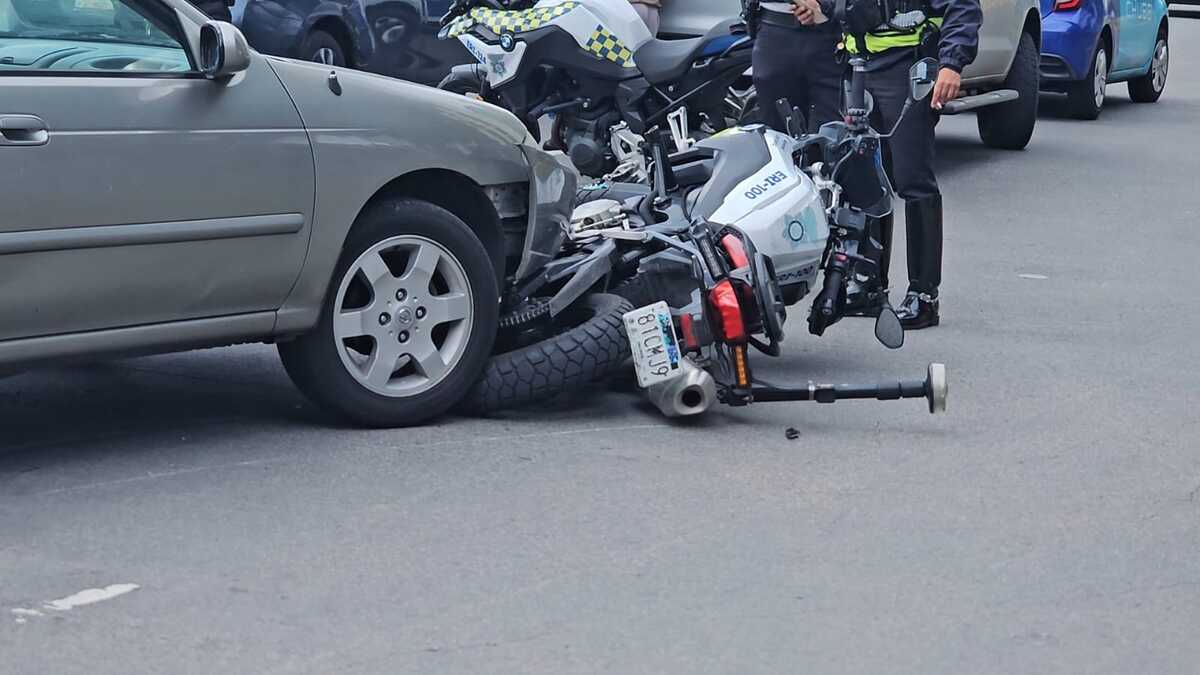 El accidente ocurrió en las inmediaciones del Nodo Colón. (Juan Carlos Munguía)