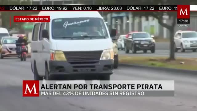 Alerta por transporte pirata en CdMx: 43% de unidades sin registro oficial circulan diariamente