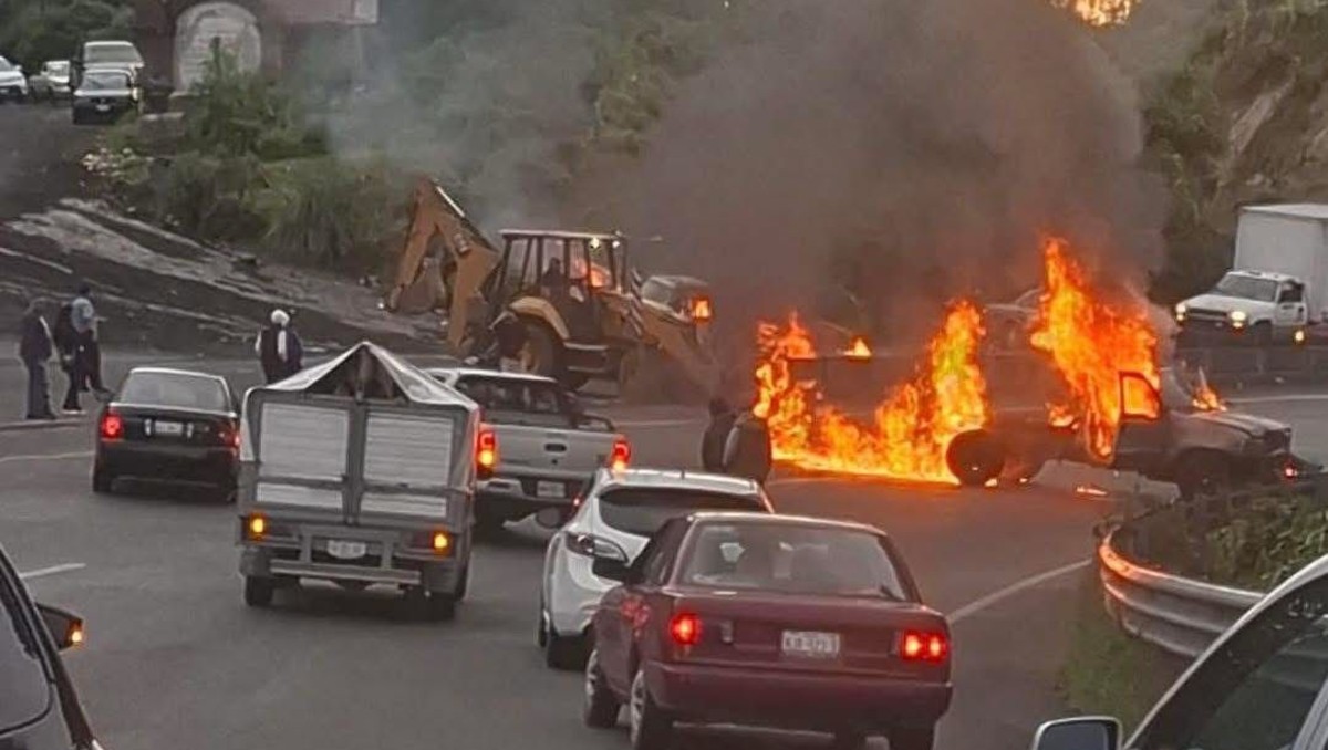Bloqueos en el Estado de México. | Foto: Especial