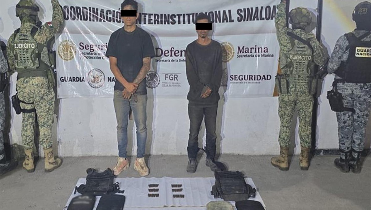 Fue detenido Iván 'N', alias 'El 24', y otros diez integrantes del crimen organizado en Sinaloa. | Foto: Gabinete de Seguridad