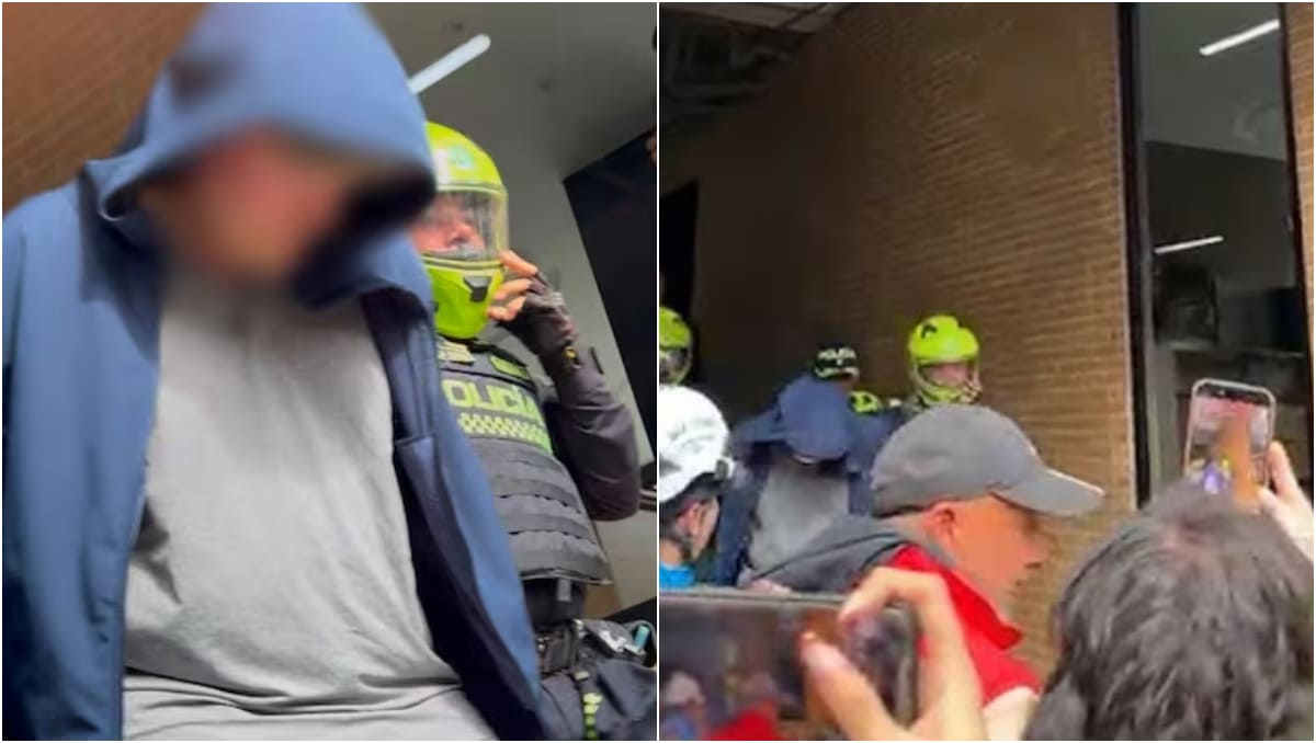 El hombre, identificado como Grant, fue detenido en Usaquén. | Especial
