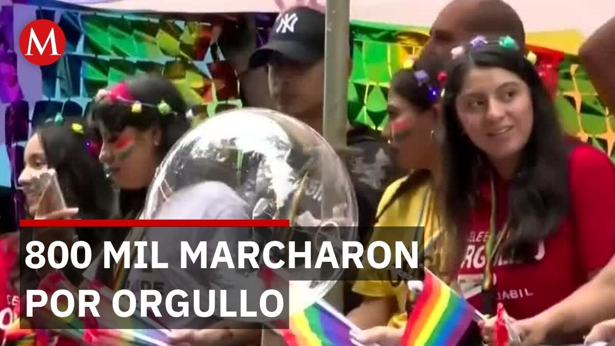 A pesar del Mundial, marcha LGBTIQ+ en Guadalajara reunió más de 800 mil participantes