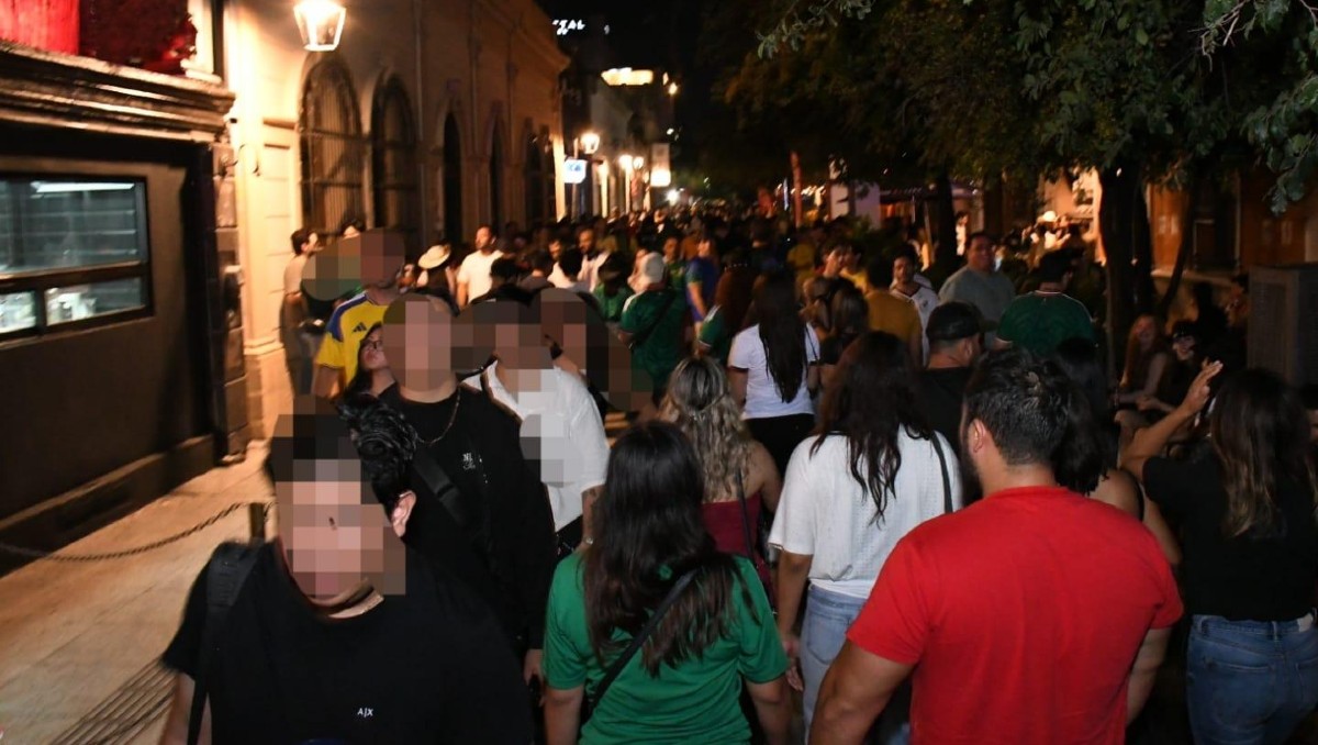 Operativo de seguridad en Barrio Antiguo por encuentro de Suecia vs Túnez en Monterrey | Especial
