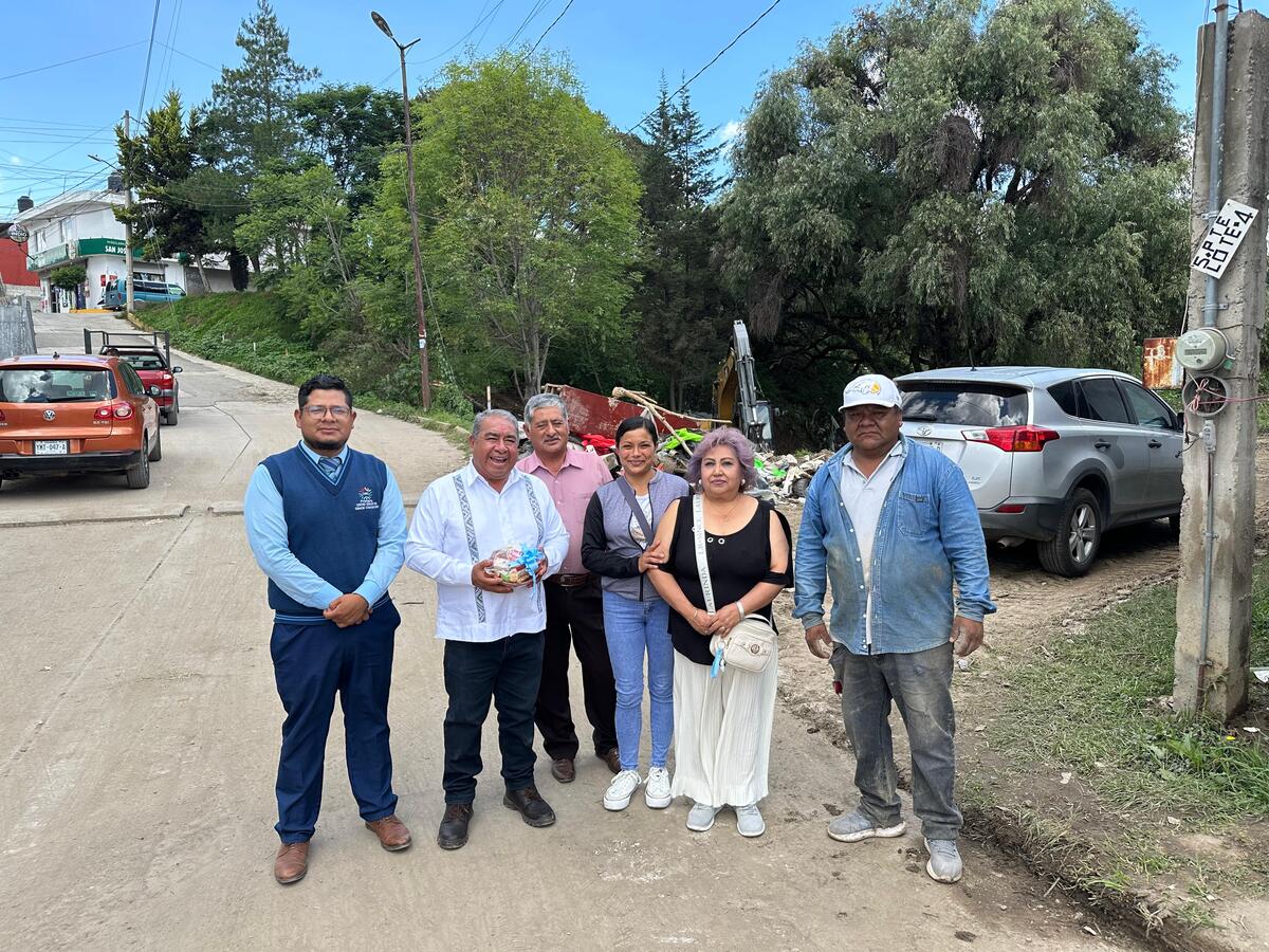 El presidente municipal, Severiano de la Rosa Romero, supervisó las labores de atención por lluvias.