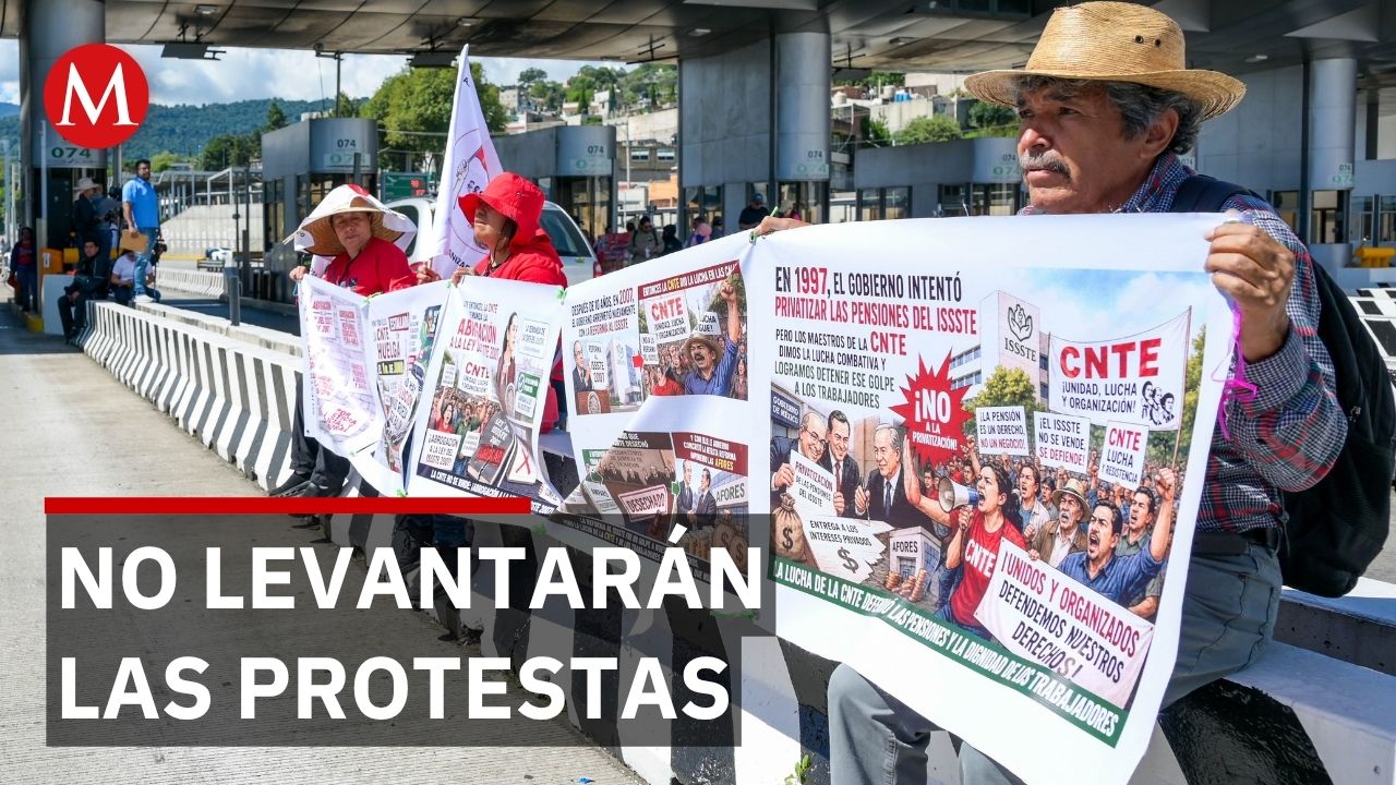 Tras 15 días de protestas, CNTE mantiene huelga y exige diálogo directo con Sheinbaum