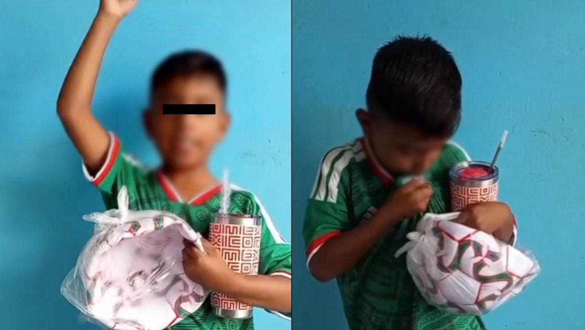 Selección Mexicana regala jersey oficial a Iker, pequeño aficionado que creó su propia playera del Tri (X @miseleccionmx)