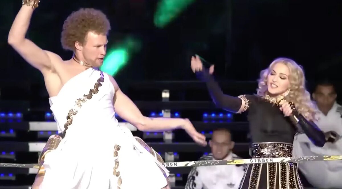 Andy Lewis participó en un show de Madonna. | ESPECIAL