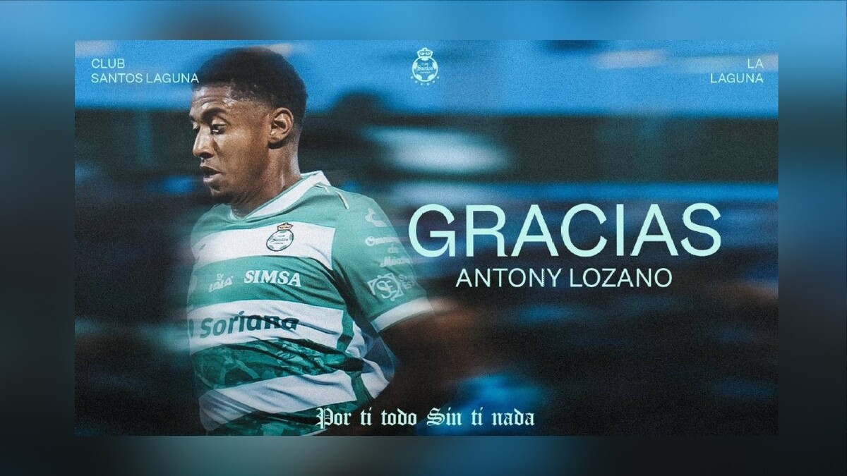 Antony Lozano deja Santos Laguna | Cortesía Club Santos
