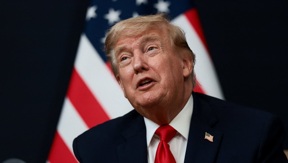 Donald Trump asiste a una reunión con líderes en el marco de la cumbre del G7 en Evian-les-Bains. | Reuters