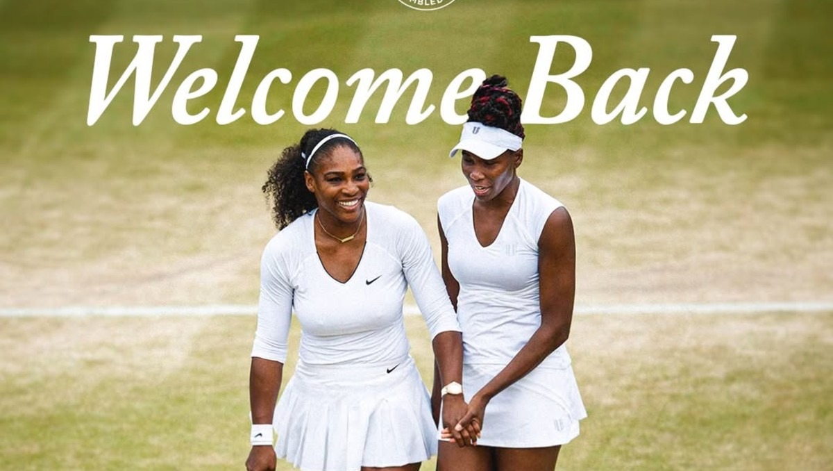 Las hermanas Williams jugarán el dobles en Wimbledon 2026 (Instagram @Wimbledon)