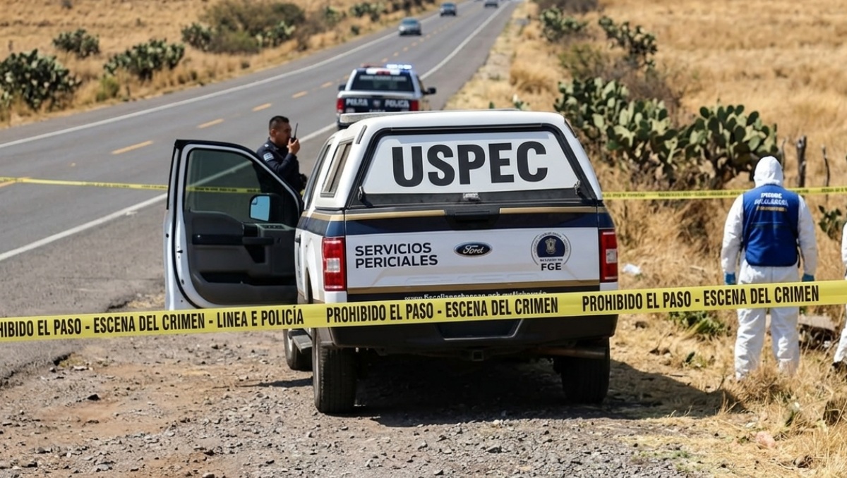 Imagen ilustrativa de un operativo de Servicios Periciales en Michoacán | Creada con IA