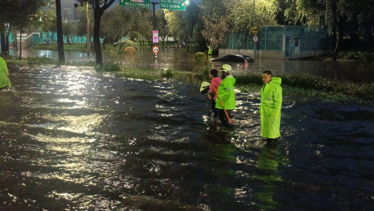 Inundaciones en CdMx. | Foto: X @@SGIRPC_CDMX