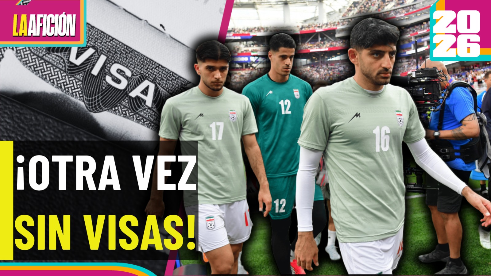Irán pierde a jugadores por visas vencidas y retenidas en aeropuerto