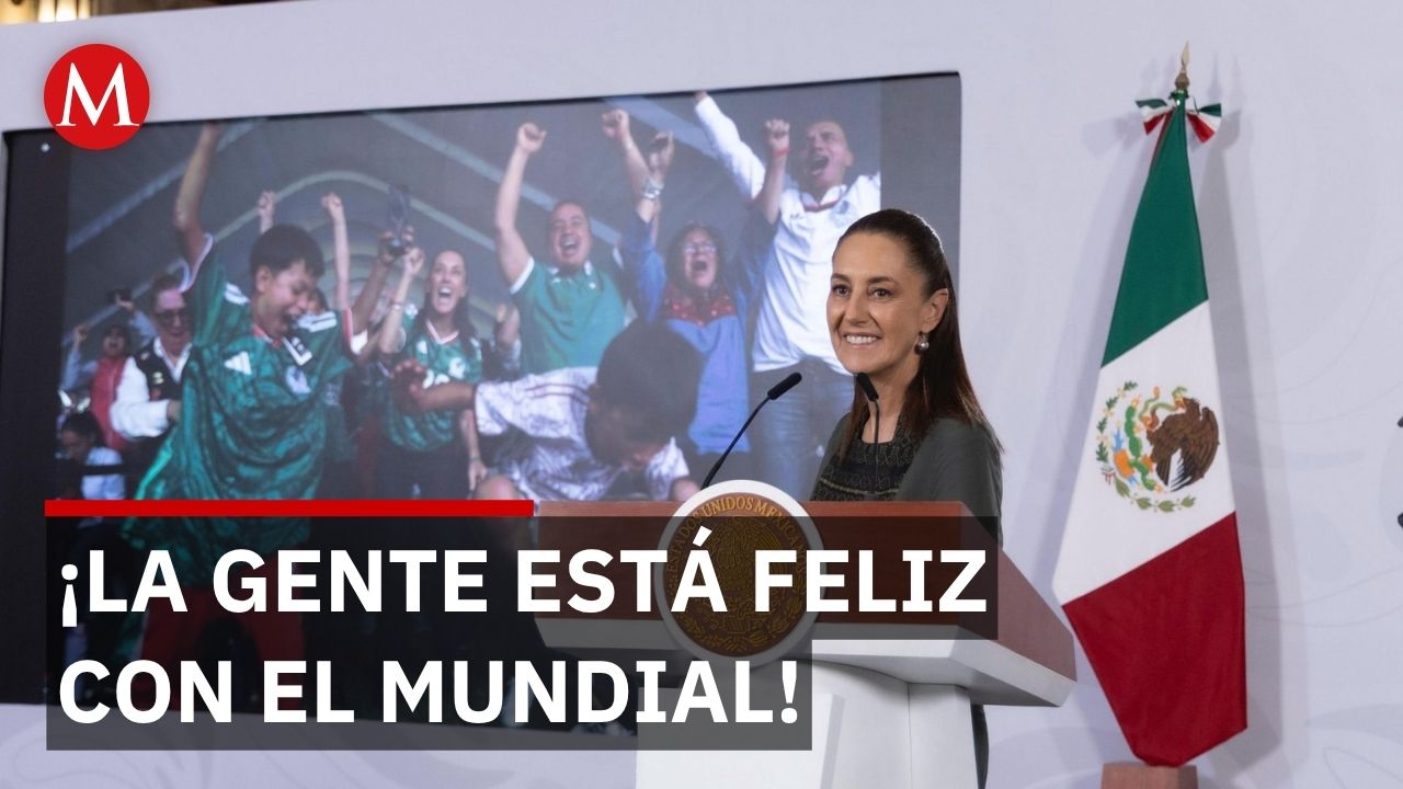 La reacción de Sheinbaum al gran momento de México en el Mundial