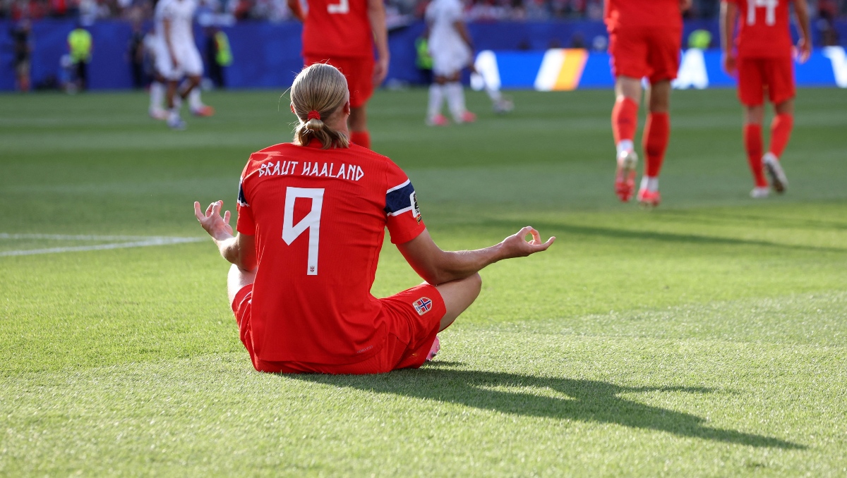 ¿Por qué la playera de Haaland en el Mundial dice Braut? (Reuters)