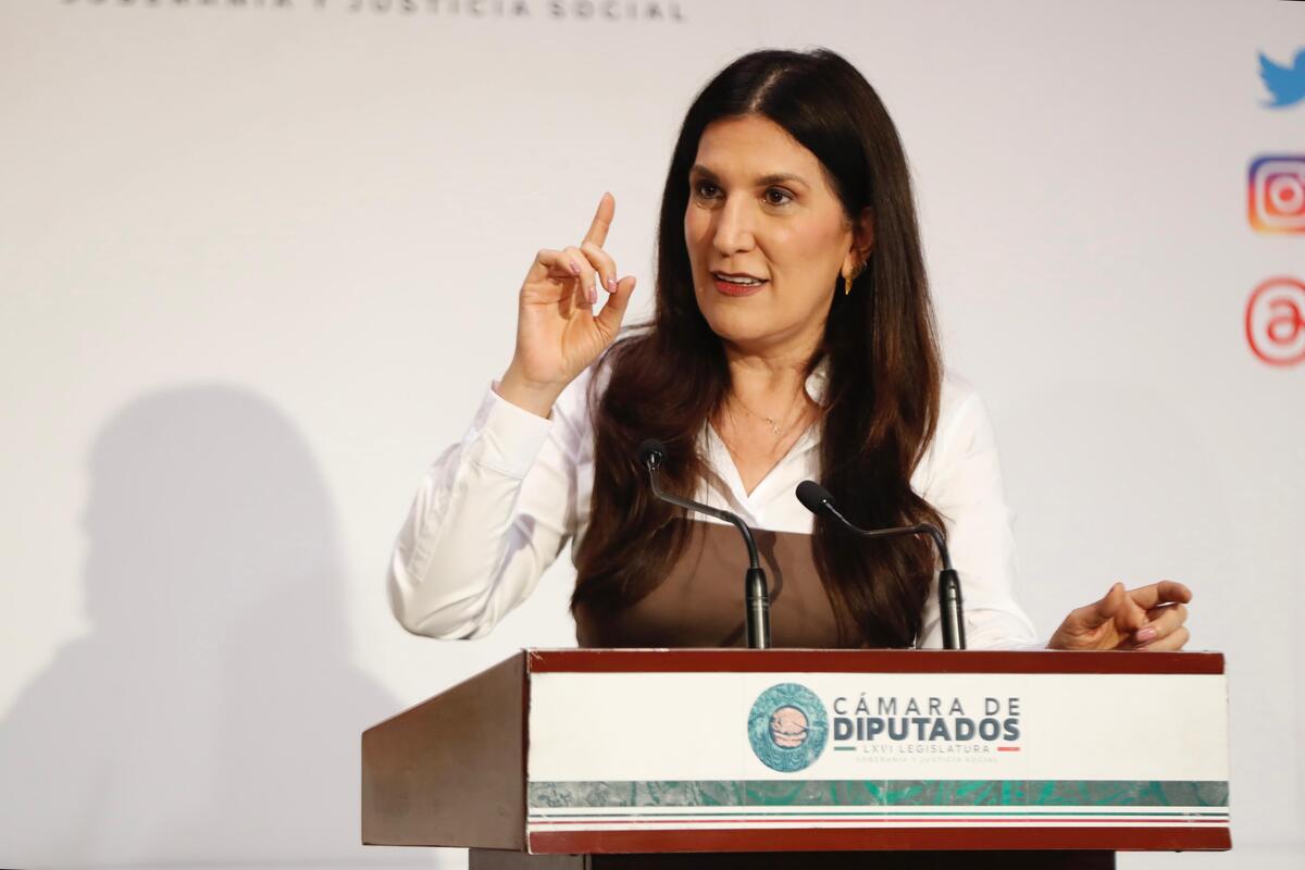 La presidenta de la Cámara de Diputados, Kenia López, cuestionó las cifras oficiales sobre este delito. | Foto: Especial