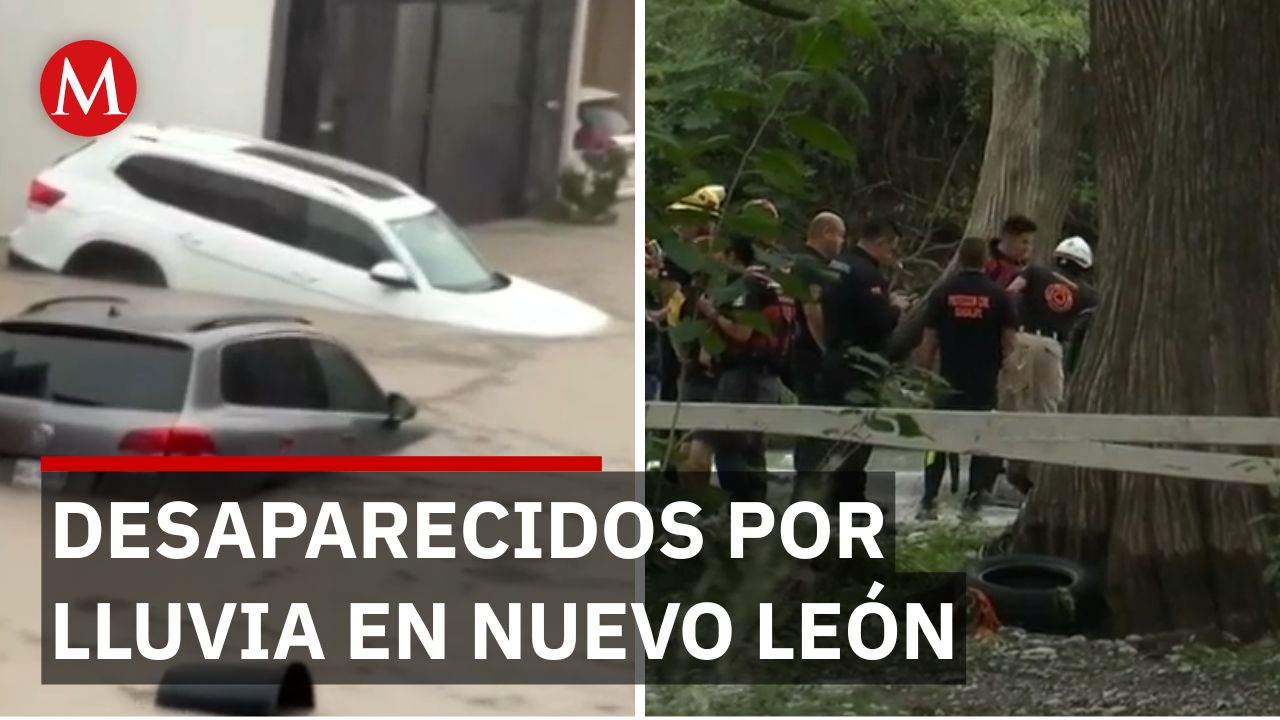 Ríos desbordados por lluvias torrenciales causan muertes y desapariciones en Monterrey
